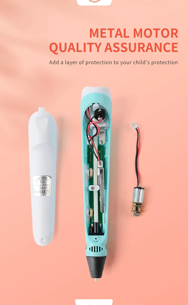 Stylo 3D MonStylo3D™ – Le Cadeau Créatif Idéal pour Enfants & Adultes