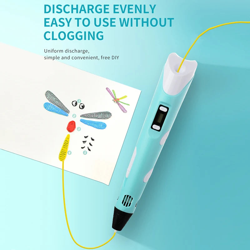 Stylo 3D MonStylo3D™ – Le Cadeau Créatif Idéal pour Enfants & Adultes