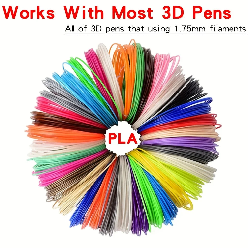 Pack 32 couleurs – Filament PLA 1.75 mm pour stylo 3D (96 m total)