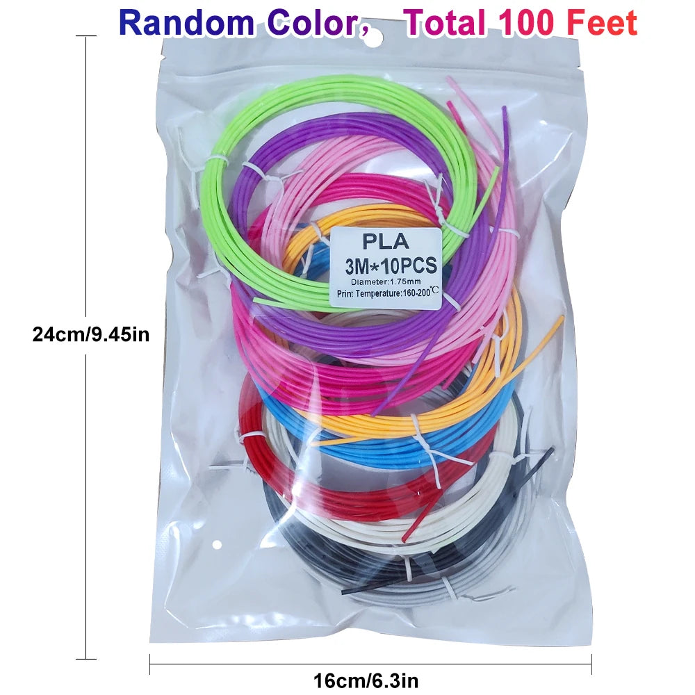 Pack 32 couleurs – Filament PLA 1.75 mm pour stylo 3D (96 m total)